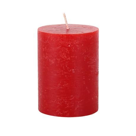 svíčka rustikální 10cm červená Provence