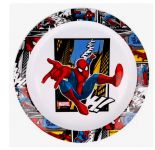 Plastový talíř Spiderman 22 cm