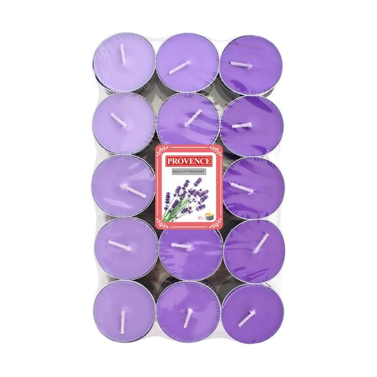 Svíčka čajová - levandule 30ks Provence