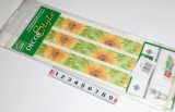 Samolepící dekorace - slunečnice 19x2 cm
