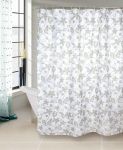 Sprchový závěs z polyesteru motiv květy 180 x 180 cm Toro