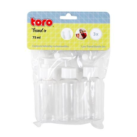 cestovní lahvičky na kosmetiku 3ks Toro