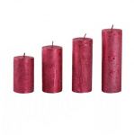 advetní svíčky 4ks barva červená