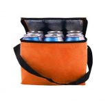 Termo taška na zip - oranžová
