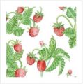 Samolepící dekorace - jahody 2ks 22x15 cm